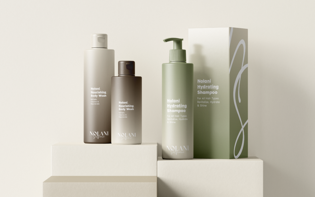 Nolani selfcare branding by Graphicbyindy in Nijmegen, Netherlands