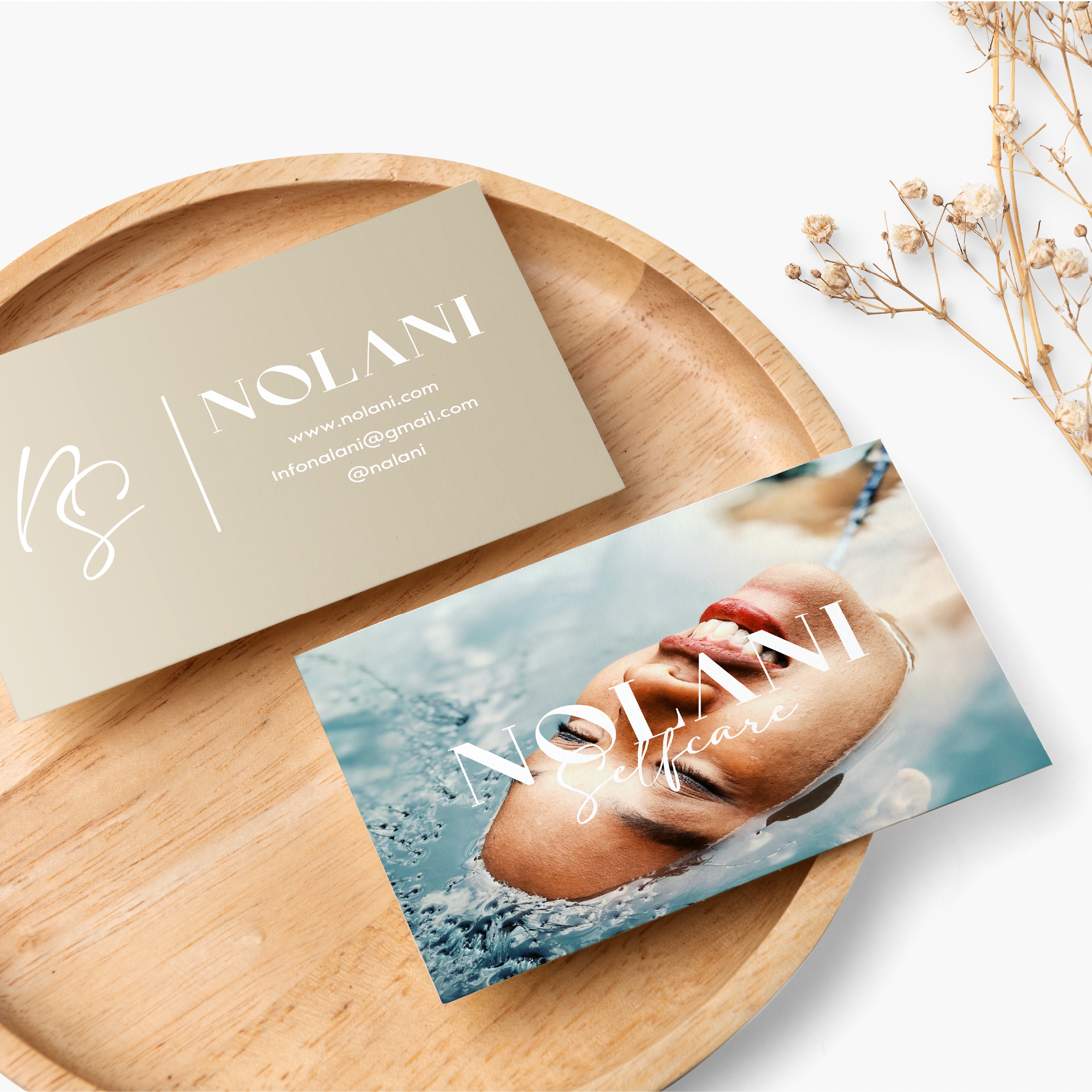 Nolani selfcare branding by Graphicbyindy in Nijmegen, Netherlands