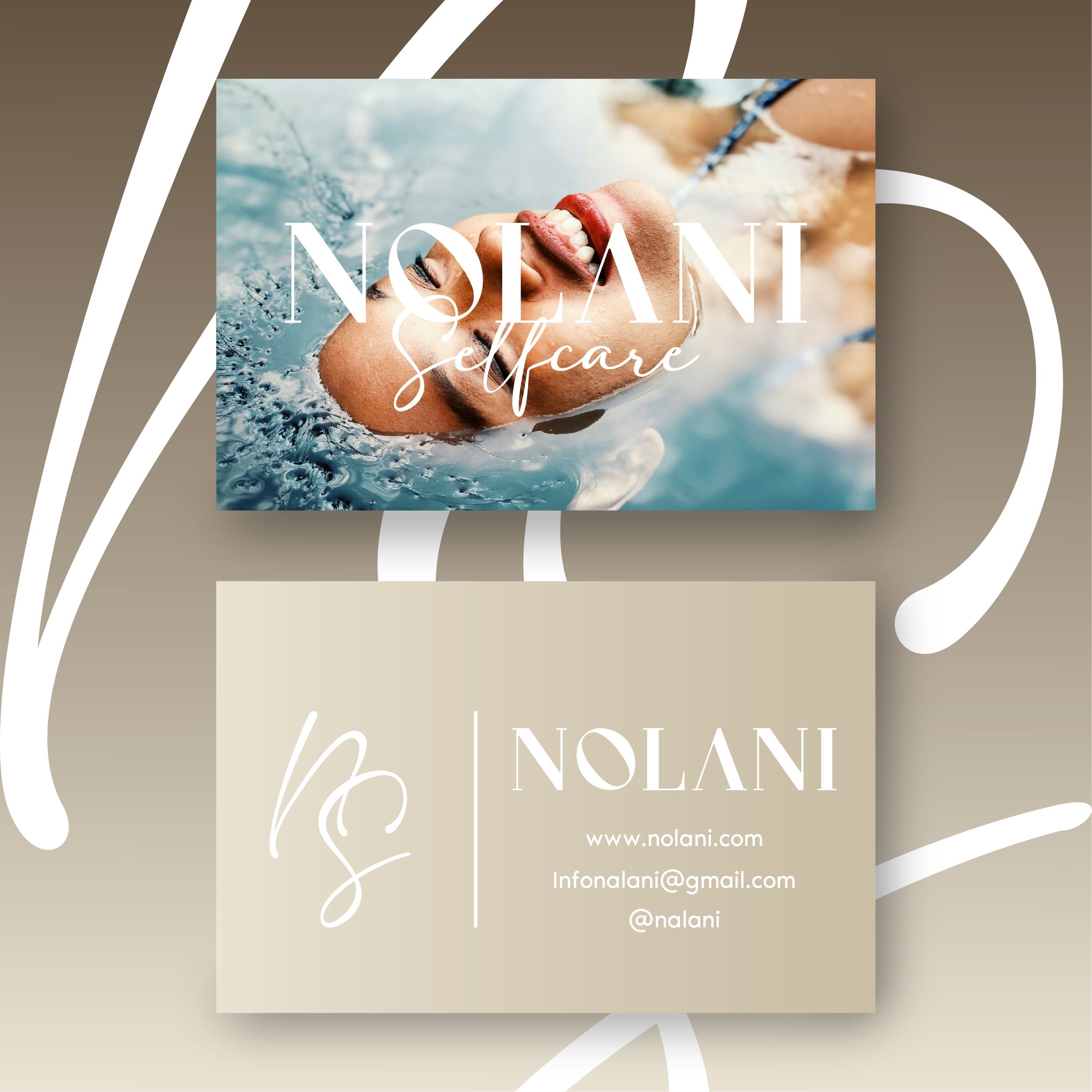 Nolani selfcare branding by Graphicbyindy in Nijmegen, Netherlands