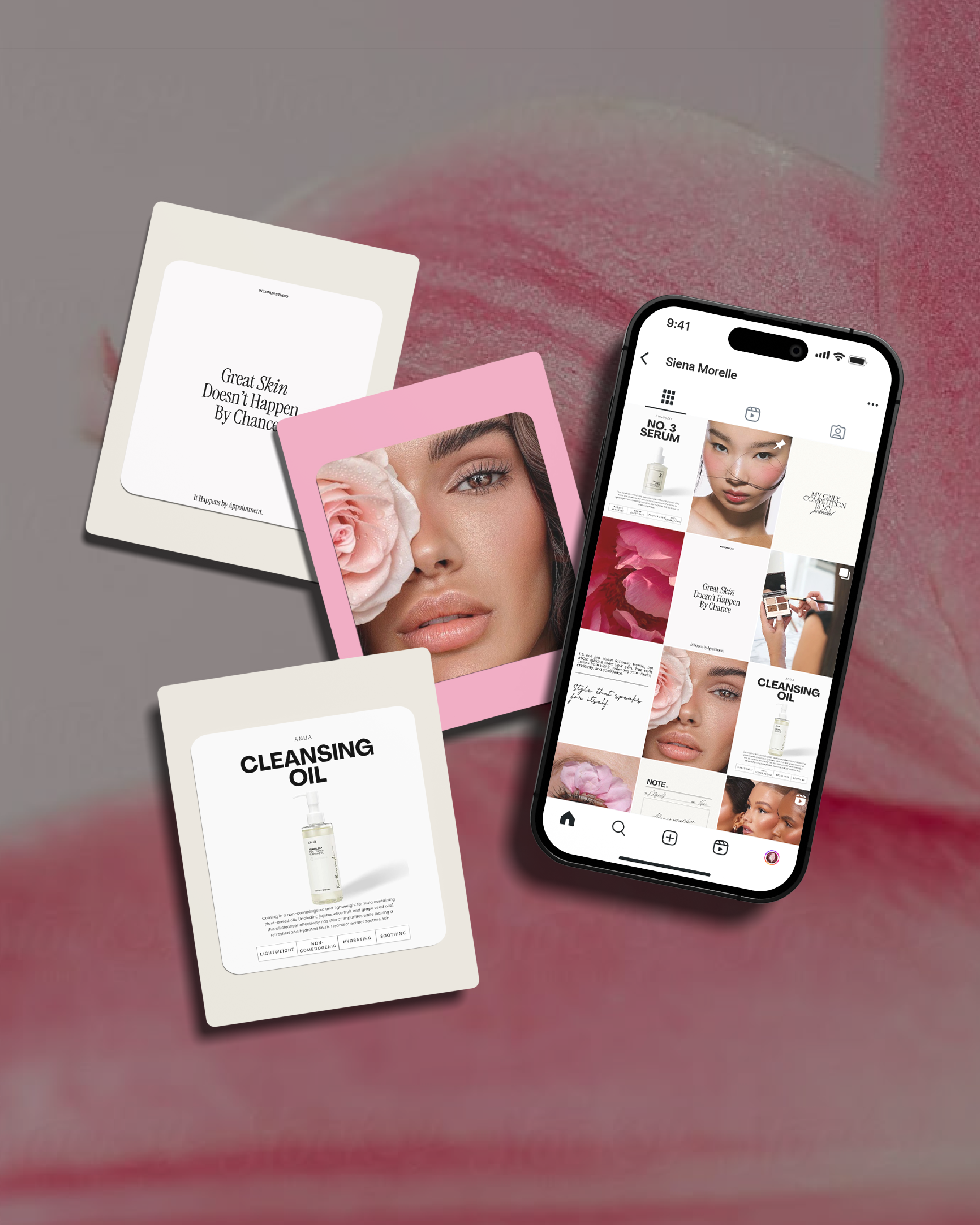 Social media design for a Make up Artist, Made by Graphicbyindy based in Nijmegen, Netherlands