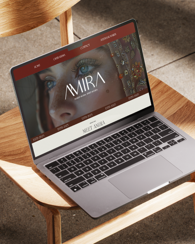 Amira branding webdesign social media graphicbyindy