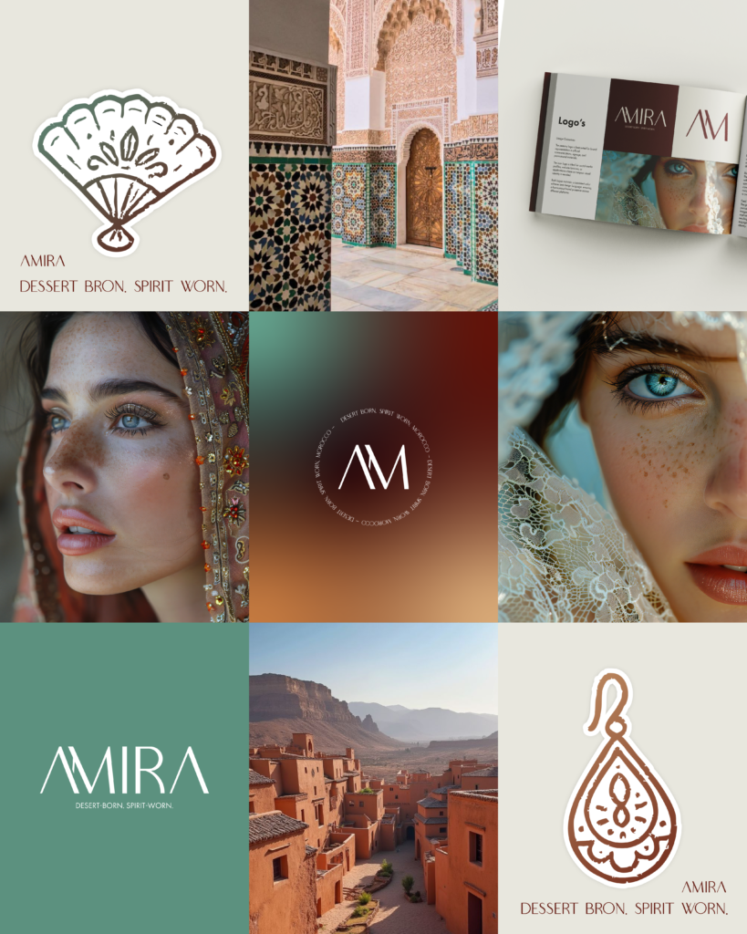 Amira branding webdesign social media graphicbyindy
