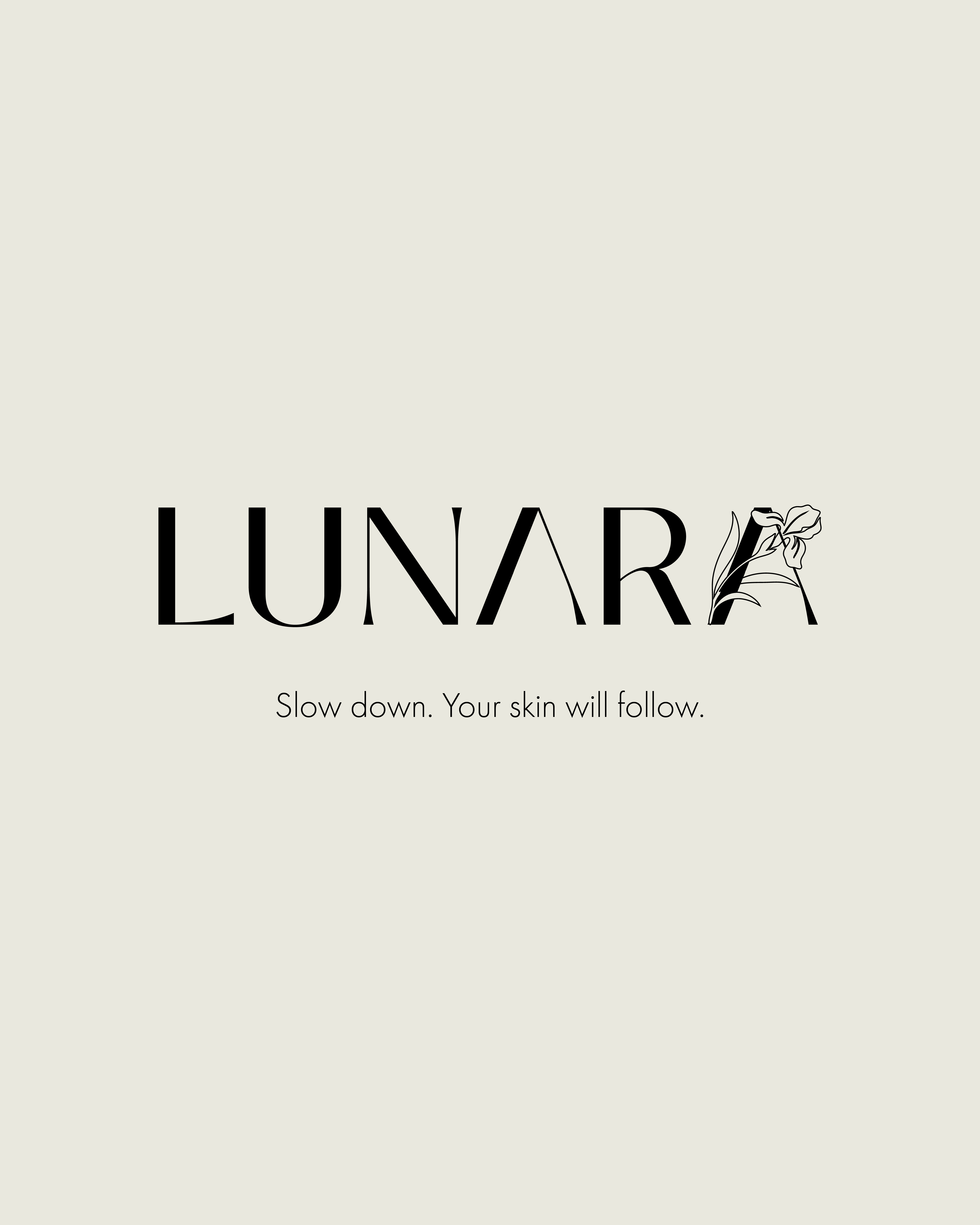 Lunara skin care branding